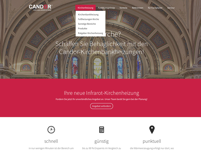 neue Webseite zum Thema Kirchenheizung